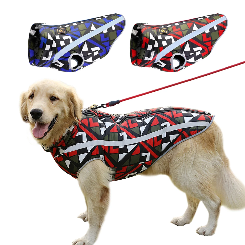 Зимнее пальто для питомцев светоотражающая Одежда собак куртка французского