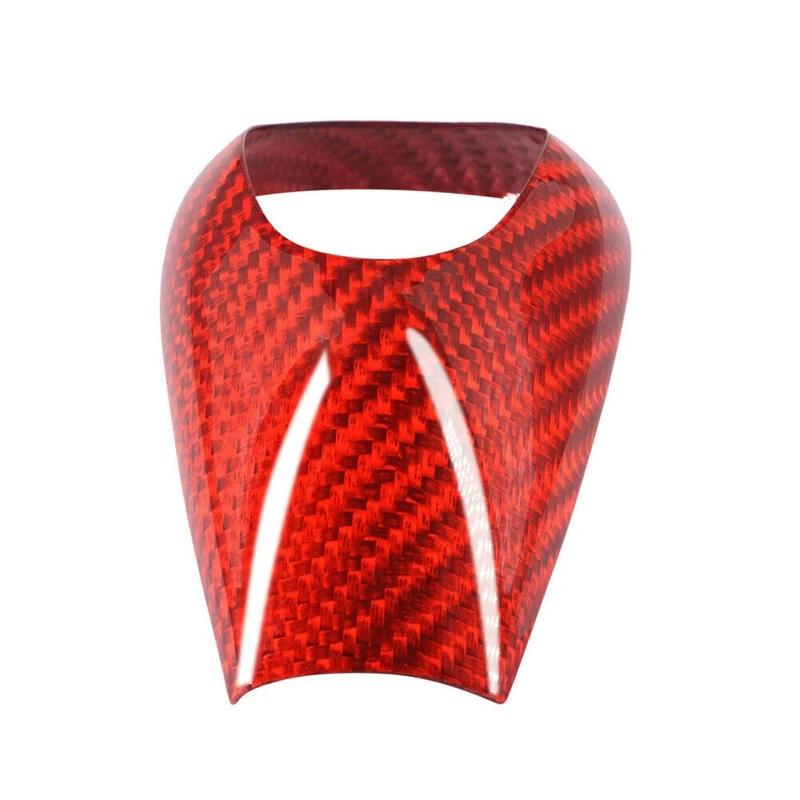 

Auto Carbon Fiber Gear Shift Knob Cover Trim for BMW-M Series M3 M5 M6 Car Interior Accessories Red