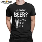Мужские футболки с надписью Do I Want A B C, модные футболки с принтом напитков, футболка с коротким рукавом, одежда для взрослых из чистого хлопка