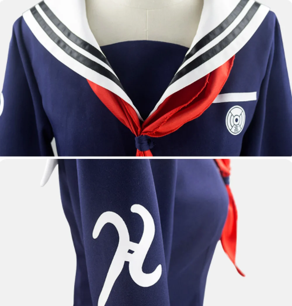

Anime Touko Fukawa Cosplay Costume Danganronpa:Trigger Happy Havoc Fukawa Touko Wig and Top+Skirts Women's JK Uniform Set