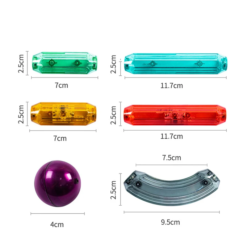 35/36 шт. светящиеся магнитные палочки для детского творчества | Игрушки и хобби