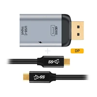 100w 10gbps cable usb c type c female source to displayport dp sink hdtv pd power adapter 4k 60hz 1080p for phone laptop