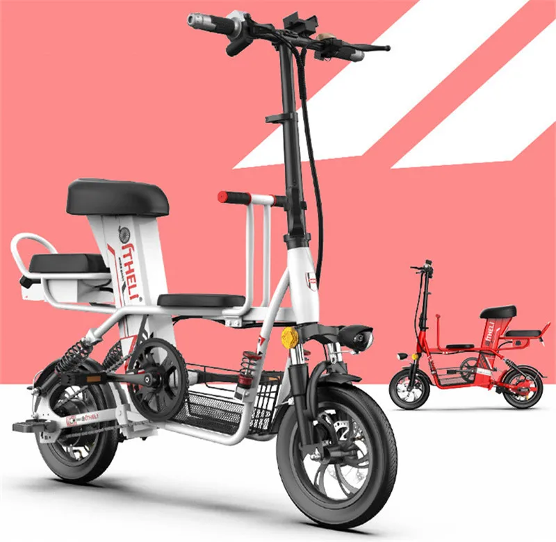 Электрический скутер велосипед ребёнка ройялас для взрослых/Детское сиденье 2