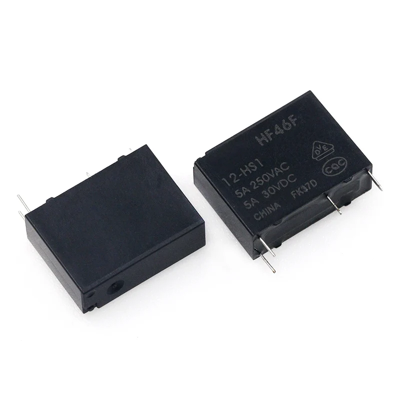 10 шт./лот реле мощности 30 В постоянного тока HF46F-005-HS1 HF46F-012-HS1 HF46F-024-HS1 5-HS1 12-HS1 24-HS1 5A