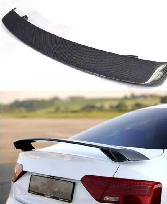 TT Карбон волокно заднее крыло из углеродного багажник выступ Спойлеры для Audi TTS MK2