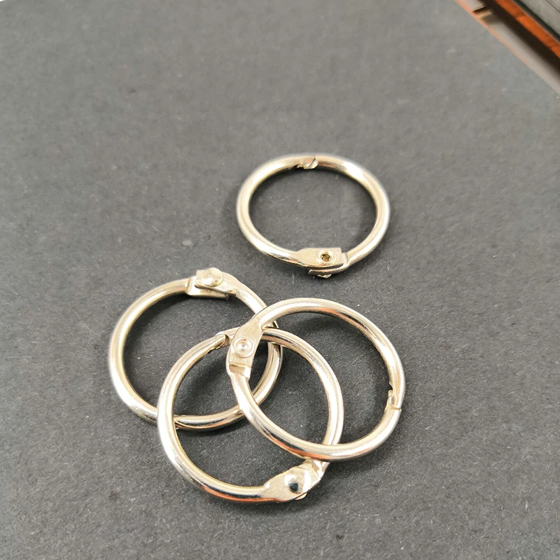 10 шт./компл. Винтажное кольцо с бронзовым кольцом для фотоальбома отрывными