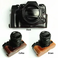 leather protect half case grip for fuji fujifilm x t1 x t2 x t3 x t4 xt1 xt2 xt3 xt4 camera