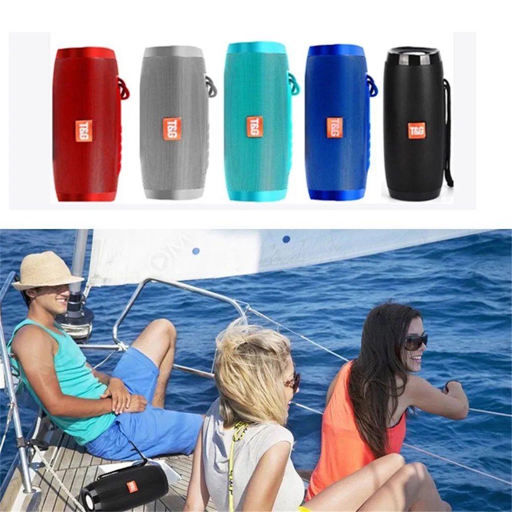 

Portable Bluetooth Speaker Wireless Column Speaker Outdoor Bass HIFI TF FM Radio with LED Lantern