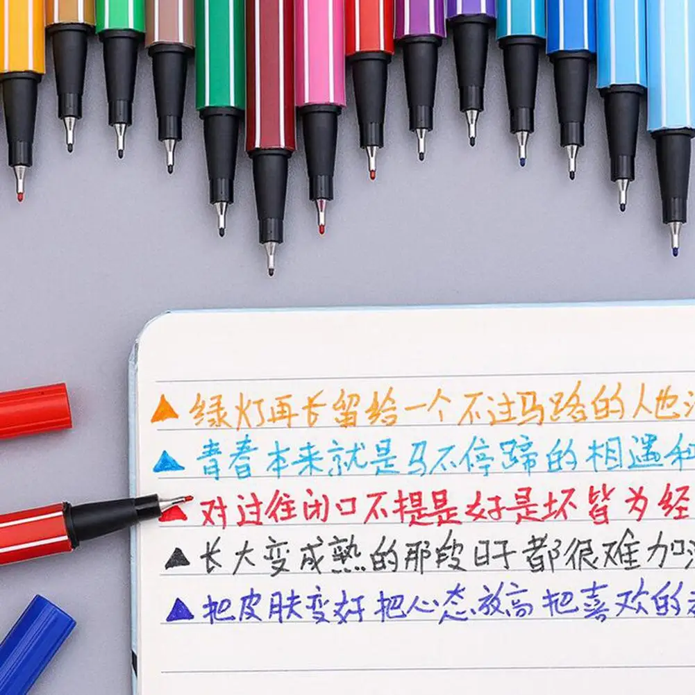 Ручки для ежедневника цветные ручки тонкие точечные маркеры наконечники