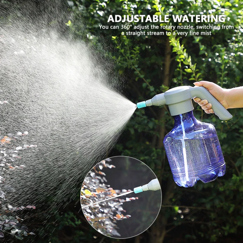 

3L Electric Garden Sprayer Outdoor Plant watering can bottle with adjustable nozzle for indoor and outdoor clean gardening