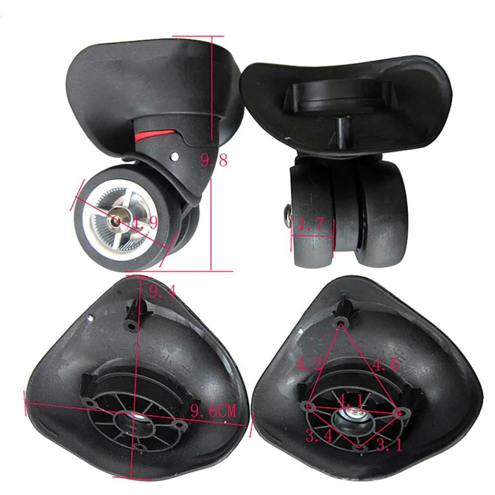 Колеса для чемодана универсальные детали чемоданов путешествий аксессуары