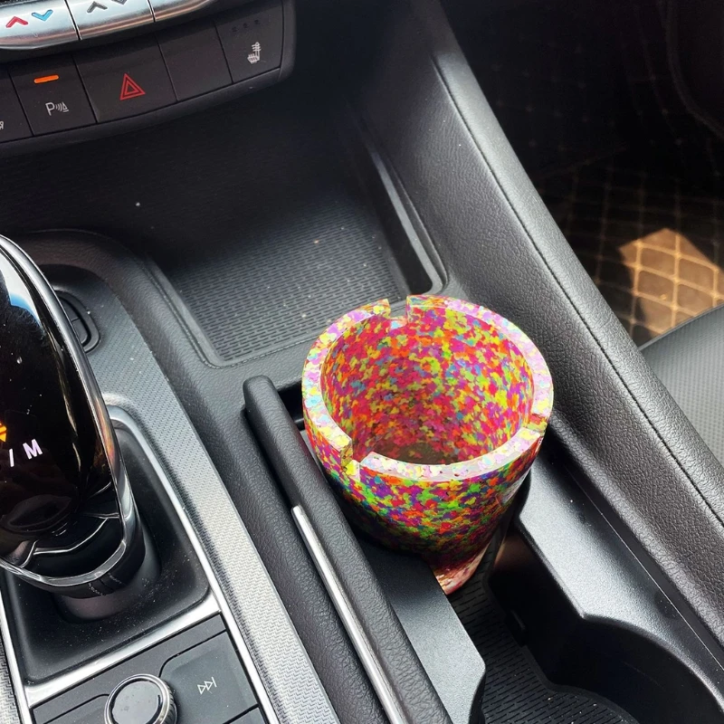 

Автомобильная круглая силиконовая форма, пепельница, ювелирные изделия из эпоксидной смолы, литье, инструмент для изготовления ювелирных и...