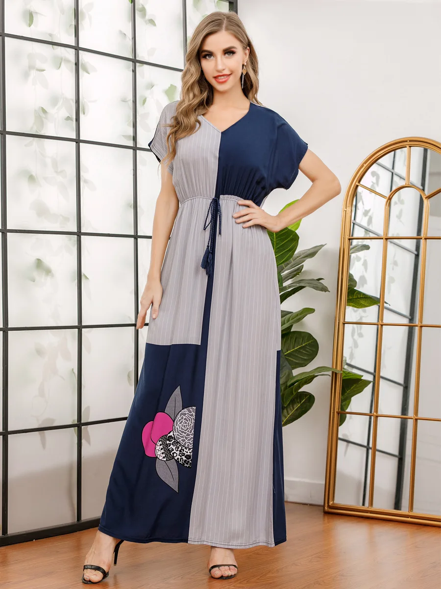 

Thobe Eid Muslim Abaya Dress Women Ramadan Prayer Garment Hijab Vestidos Dubai Turkey Jurken Djellaba Islamic Clothing Robe