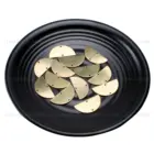 20-1000 шт. медная полукруглая подвеска, оптовая продажа, гладкая простая гравировка, штамповка, полукруглая металлическая деталь (2 отверстия)