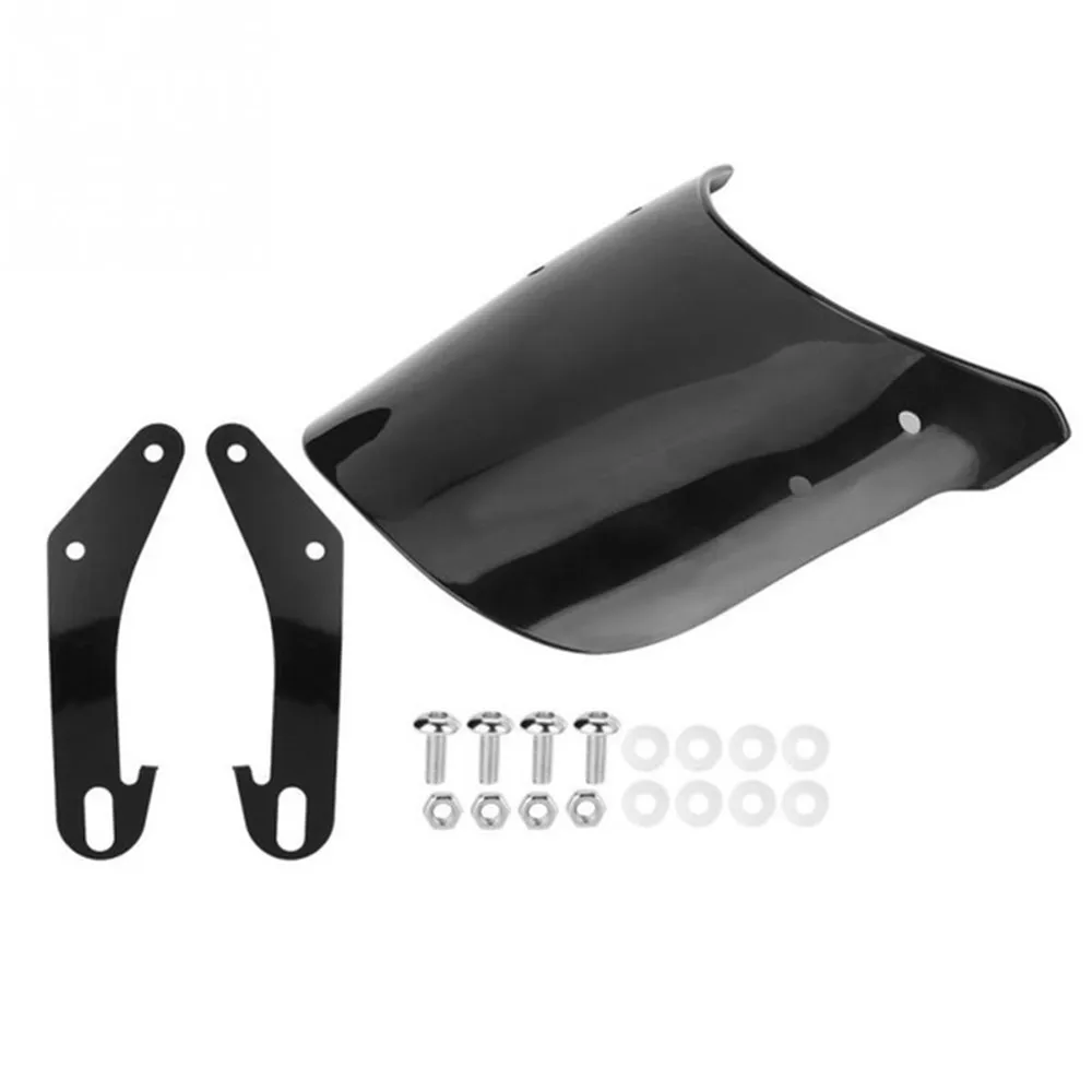 5-7 inch Motorcycle Retro Cafe Racer Headlight Windshield Instrument Visor Fit For Honda Yamaha XJR 1300 Suzuki GSX 1400 Royal | Автомобили