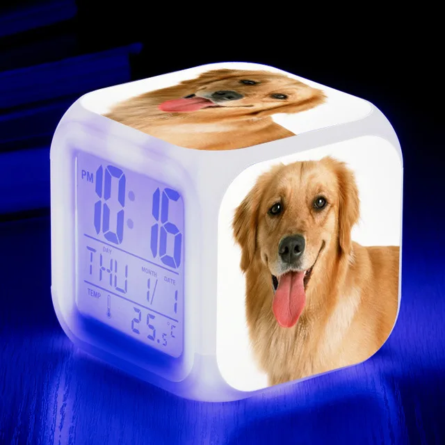 Cartoon Led Clock Printed Alarm Clock For Kids Children Gift Alarm Clock 002