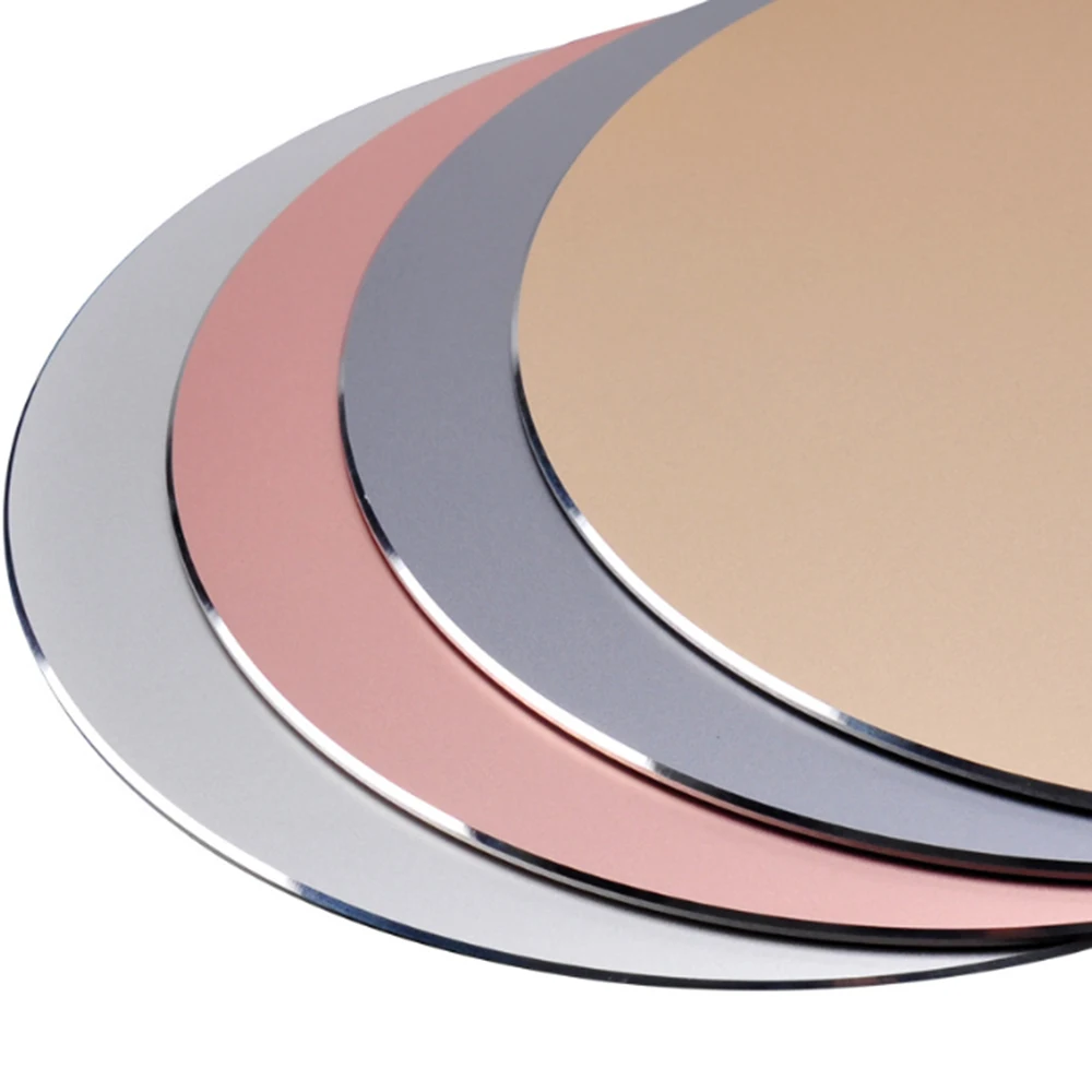 

Quality Mouse Mat Waterproof Aluminium Alloy Round Anti-Slip Mouse Pad for Gaming,Office,PC Durable Mouse Mat Computer Accessory