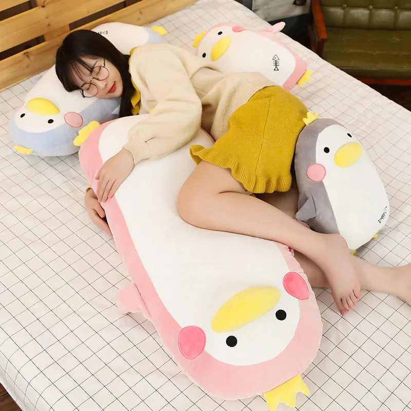 Симпатичные новые плюшевые игрушки в виде животных 45 см/70 см/100 см пингвин теплая