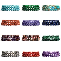 original natural stone bracelets women quartzs 6810mm beads stretch bracelet men chakra yoga healing reiki jewelry wholesale