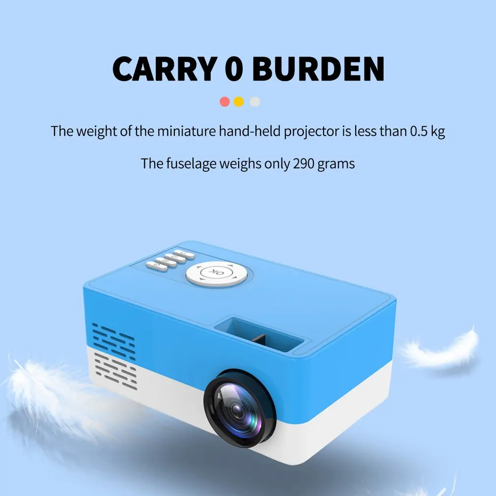 

Home Mini Video Projector Projector LED Projector Support High Definition 1080P Display Media Player Pocket Beamer