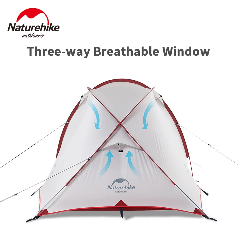 Палатка Naturehike Hiby туристическая для 3 4 человек ульсветильник Кая семейная палатка