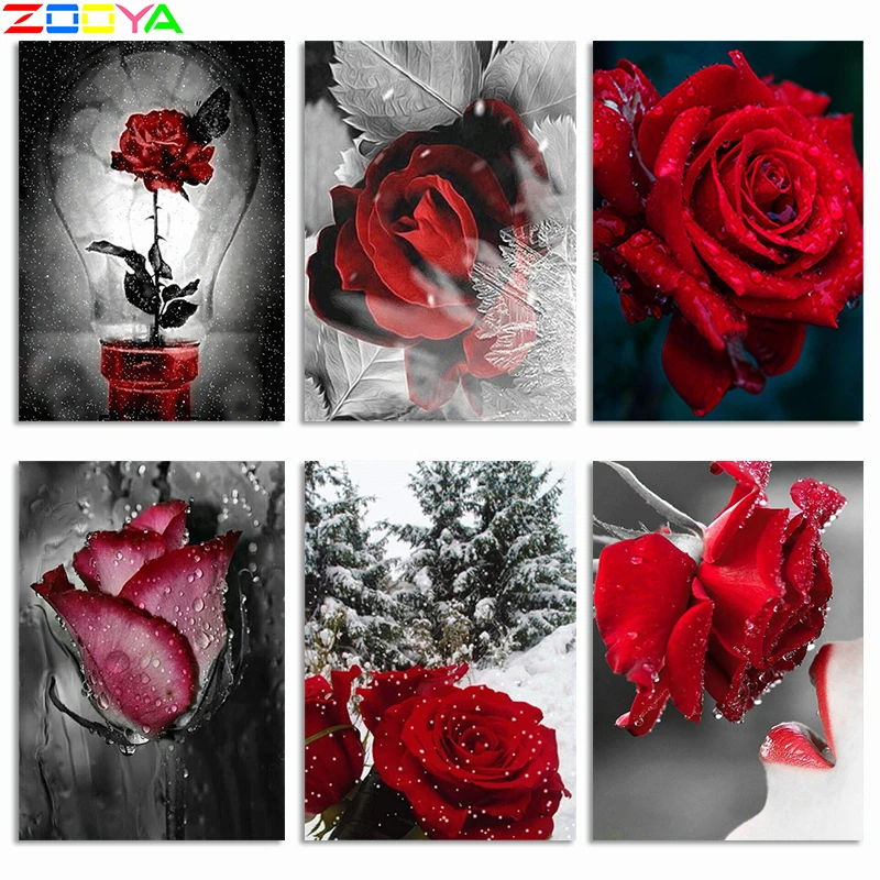 Zooya Diy 5D алмазная живопись полная Алмазная мозаика вышивка крестиком женское