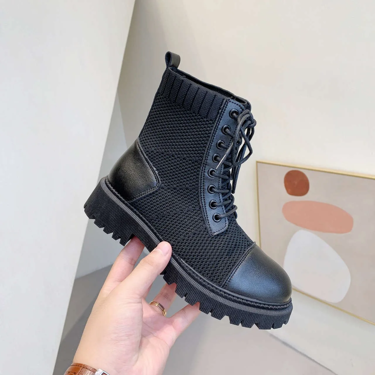 2021 Sexy Breathable Nightclub Party Shoes Women Short Autumn And Winter Ladies Shoes Boots Leather Boots Women