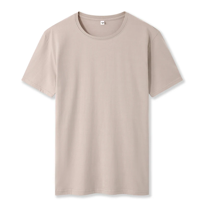

2021 Brand New Cotton Men's T-shirt Short-sleeve Man T shirt Short Sleeve Pure Color Men t shirt T-shirts For Male Tops