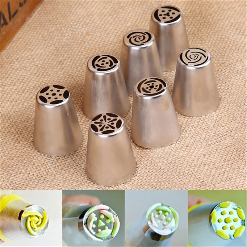 7 шт. кондитерские насадки для украшения торта|tool cutter grinding machine|tool shortstool convert |
