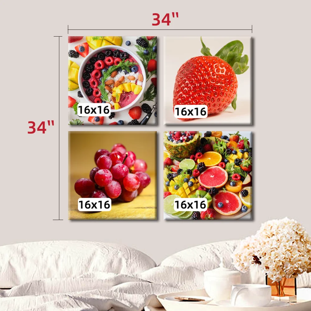 Абстрактные синие и белые блоки Картина на холсте модный постер с принтом