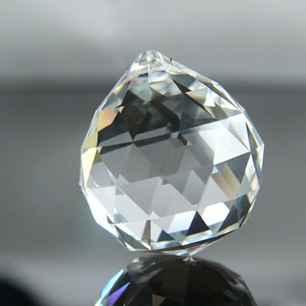 20 шт прозрачный хрустальный шар подвесная люстра лампа Suncatcher призматические
