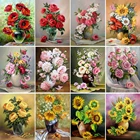 5ddiyалмазная живопись цветок хризантемы Роза Набор для вышивки крестиком полная Алмазная мозаика искусство картина и стразы украшение подарок