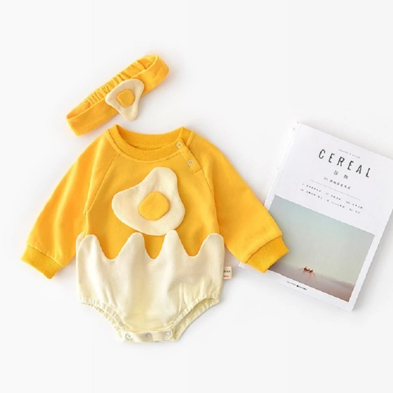 Новинка Сезон весна-осень Костюм для младенцев Милая хлопковая одежда