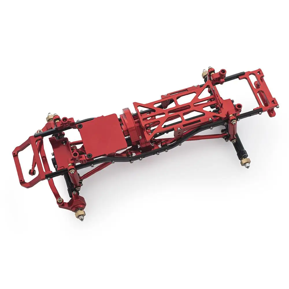 

1/24 Simulation Model Car Axial Scx24 C10 Metal Frame With Wheels