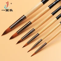 eval round shape nylon hair 6pcs chinese watercolor paint brushes diy drawing art brushes pen set supplies for school kids tool