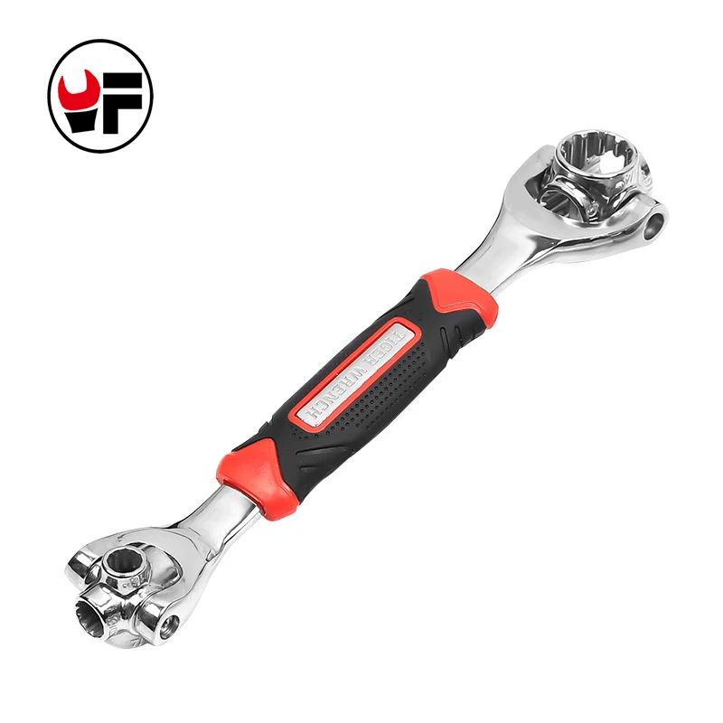

48 in 1 Universal 360 Degree Socket Wrench Spanners Works with Spline Bolts Torx 6-Point Furniture Car Repair Hand Tools DAL033