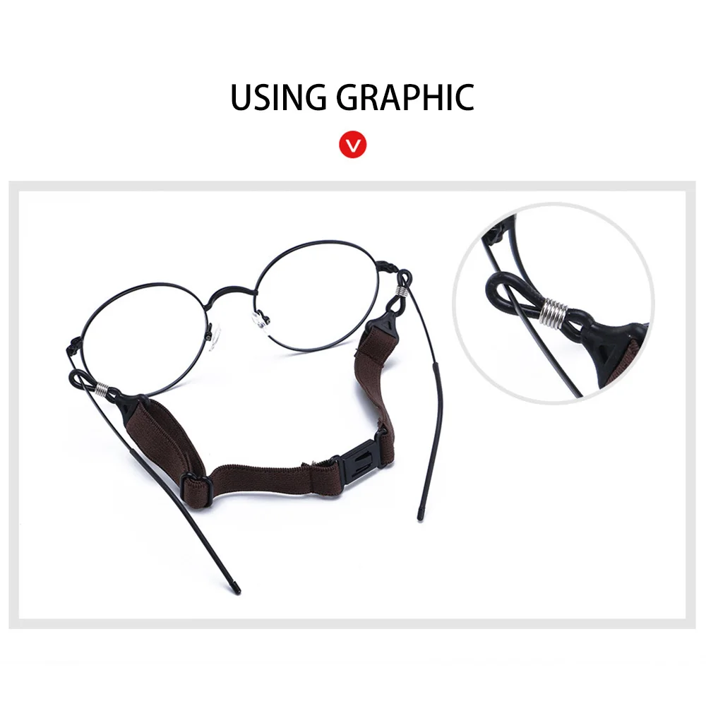 

Glasses Rope Sport Elastic Anti-slip Adjustable Cord Rope String Glasses Holder Strap Eyeglasses Accessory
