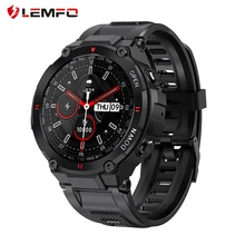 LEMFO 2021 New Smart Watch Men Fitness Tracker 400 mAh Battery Bluetooth Calls Customized Dials Outdoors Sports Smartwatch