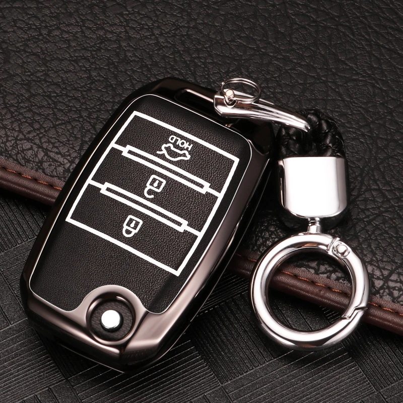 

Zinc alloy+Luminous Car Remote Key Case Cover For Kia Rio k2 Sportage 2019 Ceed Sorento Cerato K3 Optima K5 Stinger Key Case