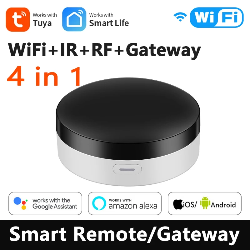

Смарт-хаб Tuya с Wi-Fi и Bluetooth, инфракрасный хаб с дистанционным управлением, работает с Alexa Google Home