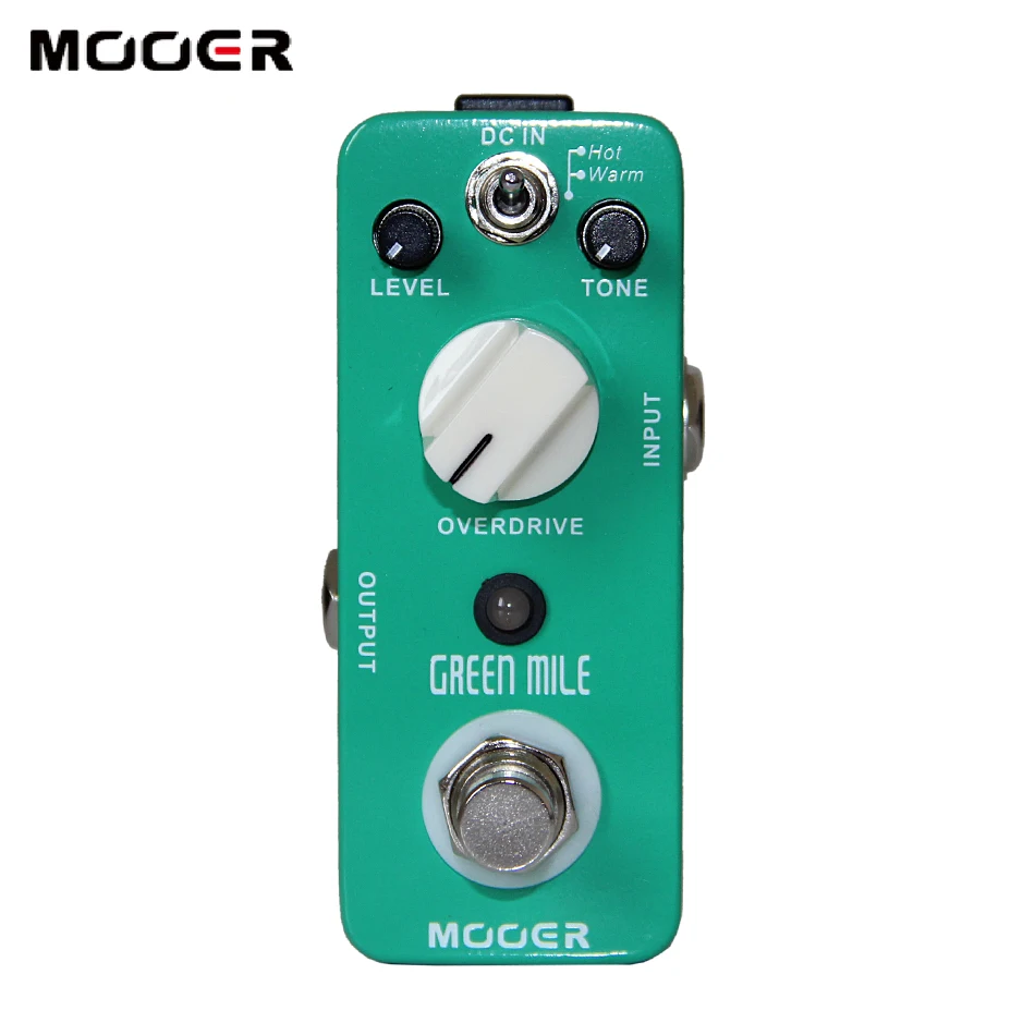 Mooer Зеленая микро Гитара Эффект мини Overdrive педаль эффектов для электрогитары