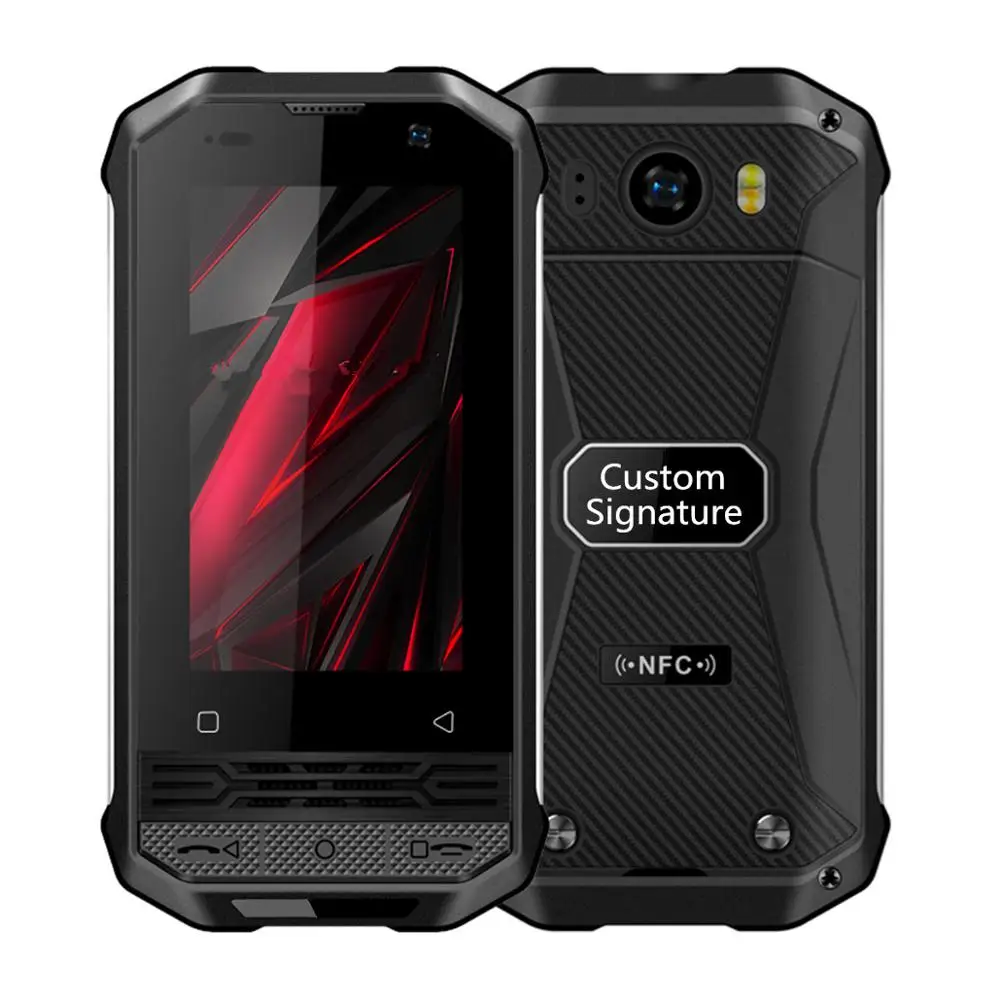 Rungee F2 мини IP68 прочный мобильный телефон отпечатков пальцев Face ID Android 8 1 4 аппарат