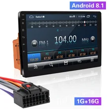 Retractable GPS Autoradio Android 8.1 Car Radio 2 Din 10 Touch Screen WiFi Bluetooth MP5 Car Multimedia MP5 Player Auto Parts