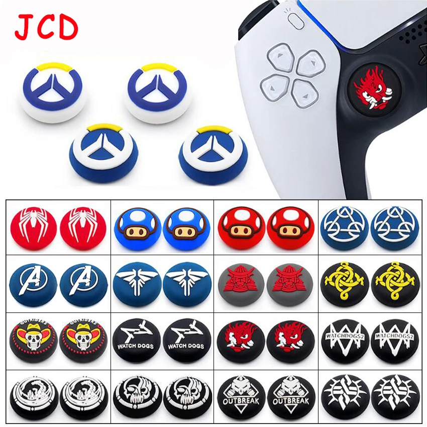 

2pcs For PS5 handle button silicone protective hat For PS4 Pro Slim rocker cap For XBOX 360 One rocker caps