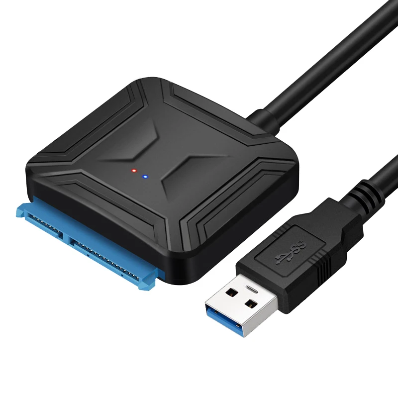 Кабель адаптер USB 3 0 к SATA III с преобразователем UASP в для жестких дисков 2 5 дюйма HDD и