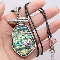fashion womens necklace high quality irregular natural abalone shell pendant necklace for lover wife mother charms jewelry gift