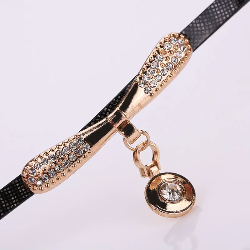 Fashion Casual Women Watches Bracelet Watch Women Relogio Leather Rhinestone Analog Quartz Wrist Watch Clock Female Montre