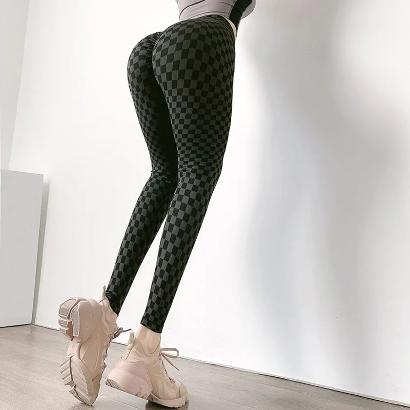 Women Seamless Pants Fitness Sportswear High Waist Legging Soft Compression Scrunch Butt Yoga Leggings