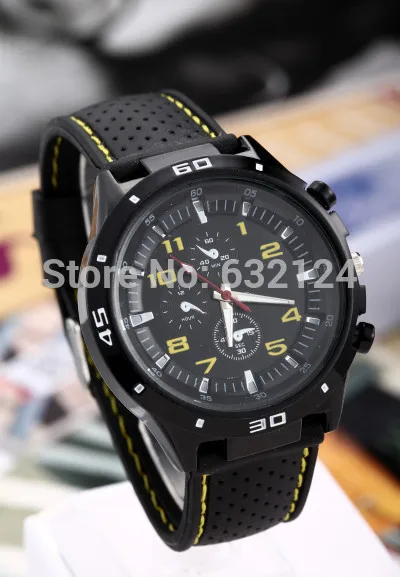 

Men sports watches quartz watch F1 racing hot sale fashion male sports stylish silicone watch casual round dial relogios 2020