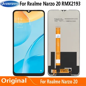 original display replace 6 5 for realme narzo 20 rmx2193 lcd touch digitizer screen assembly free global shipping